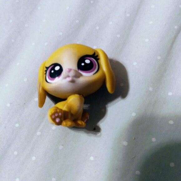 LPS Littlest Pet Shop Tiny tan puppy toy figure - Picture 4 of 6